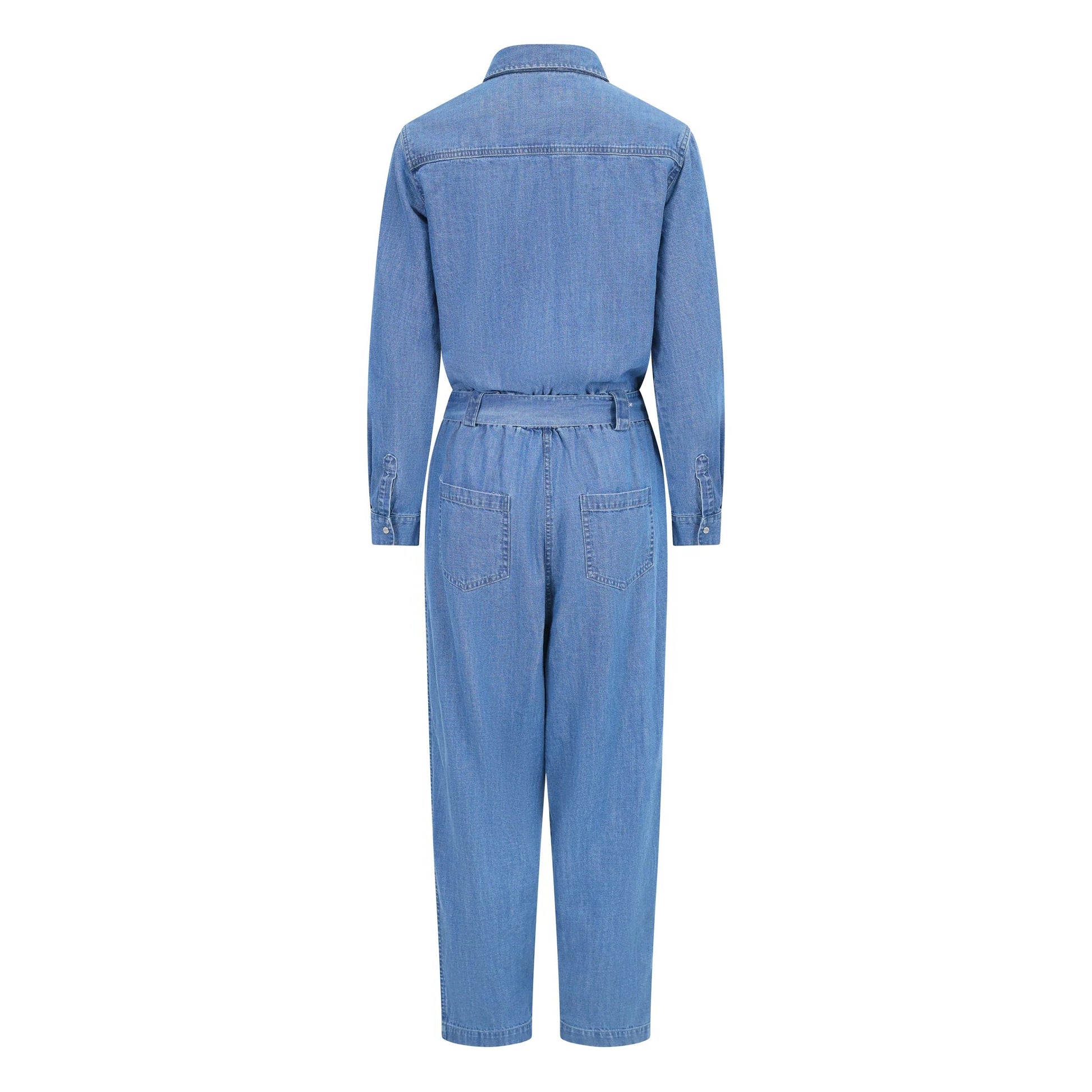 One Collective Urmia Utility Jumpsuit – Medium Blue Denim