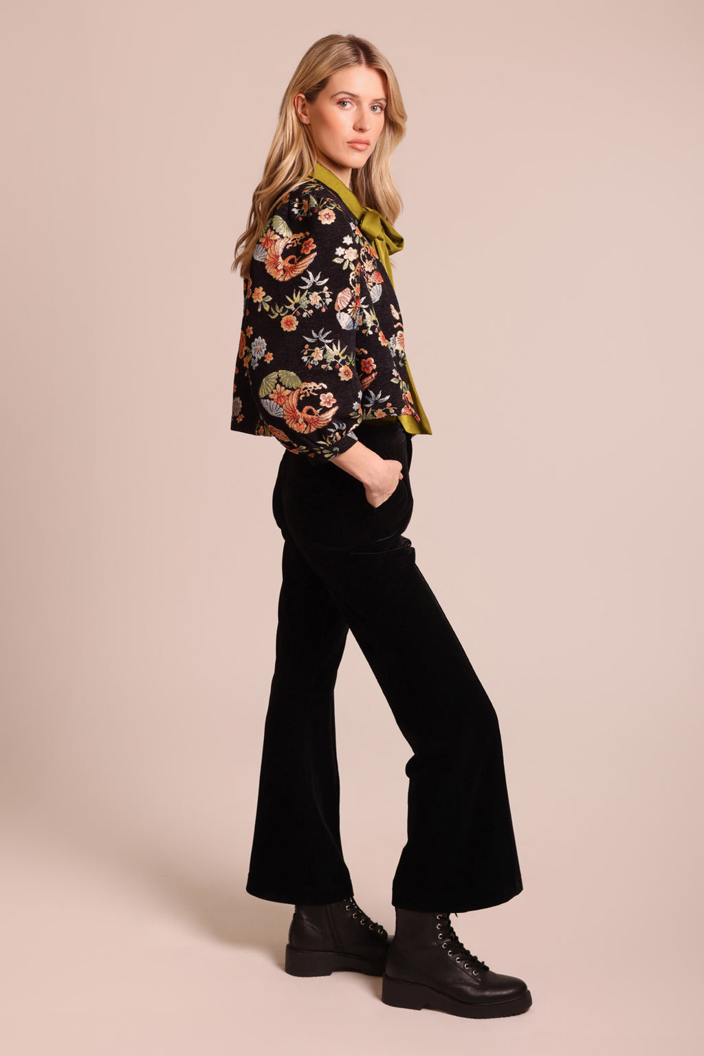 Traffic People Fleeting Fools Paddle Jacket – Embroidered Cropped Jacket