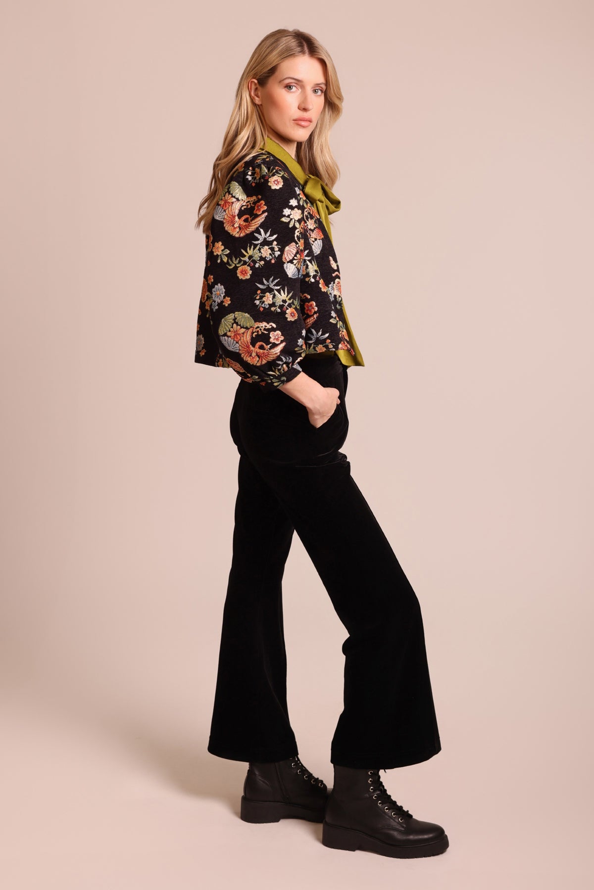 Traffic People Fleeting Fools Paddle Jacket – Embroidered Cropped Jacket