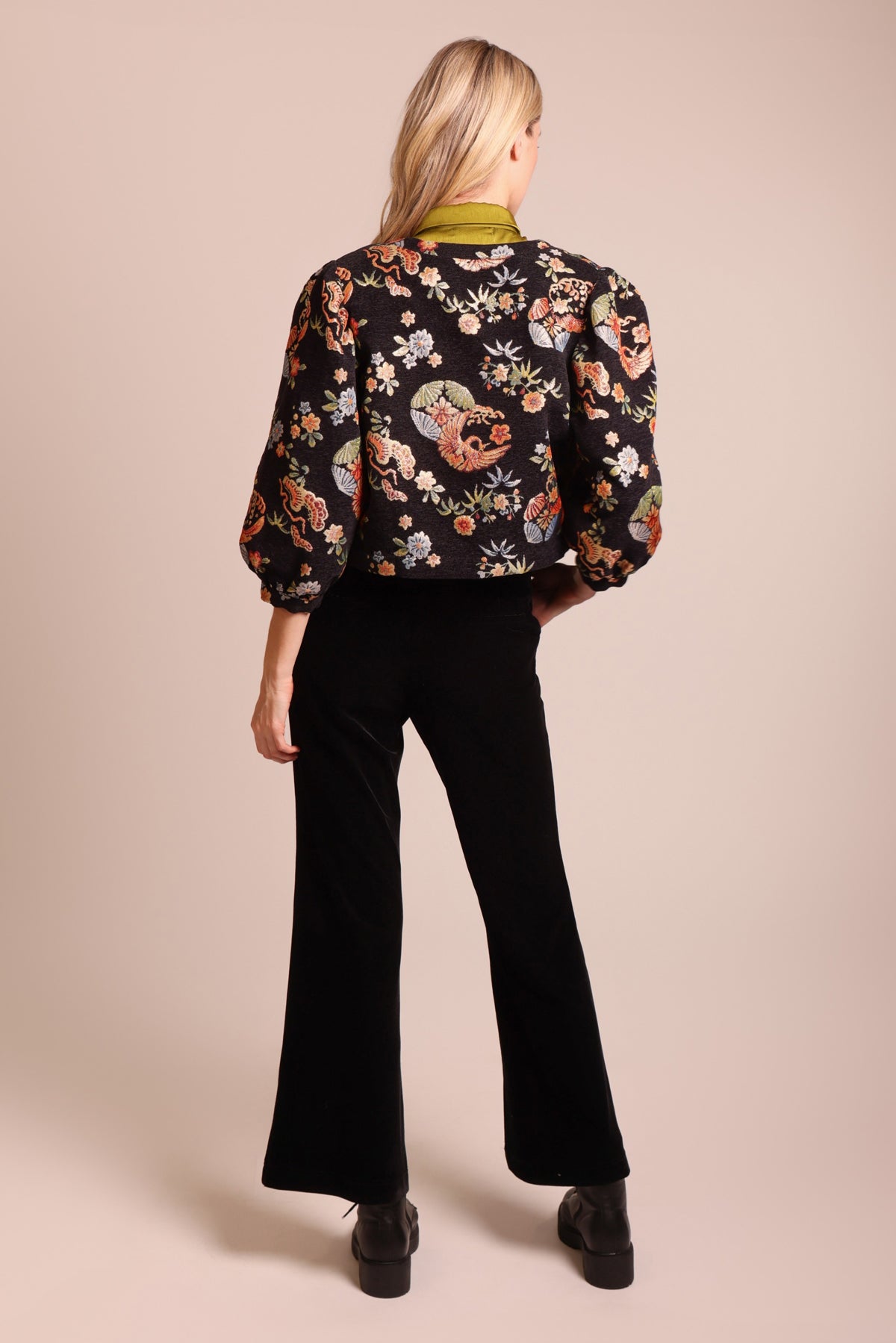 Traffic People Fleeting Fools Paddle Jacket – Embroidered Cropped Jacket