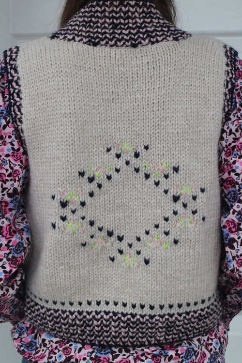 Nicky Dupont Lima Sleeveless Cardigan