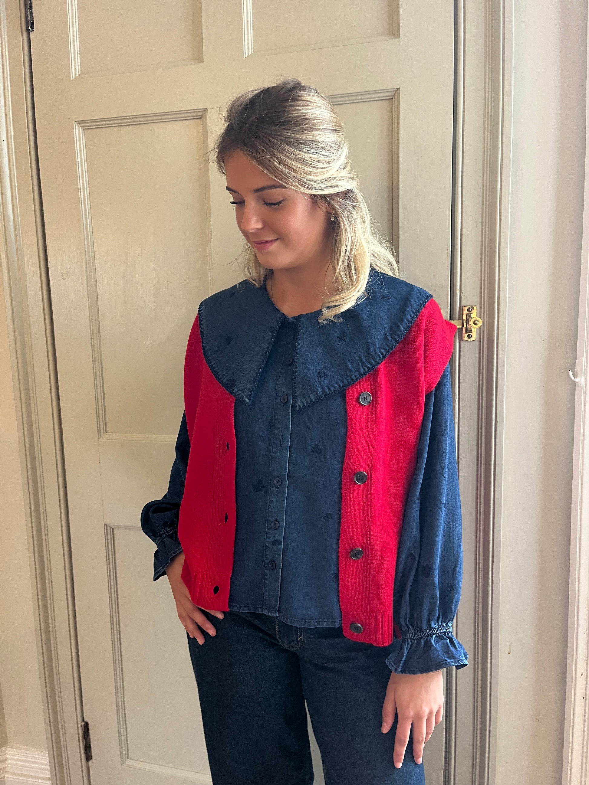 Orfeo Arizona Chambray Cotton Blouse