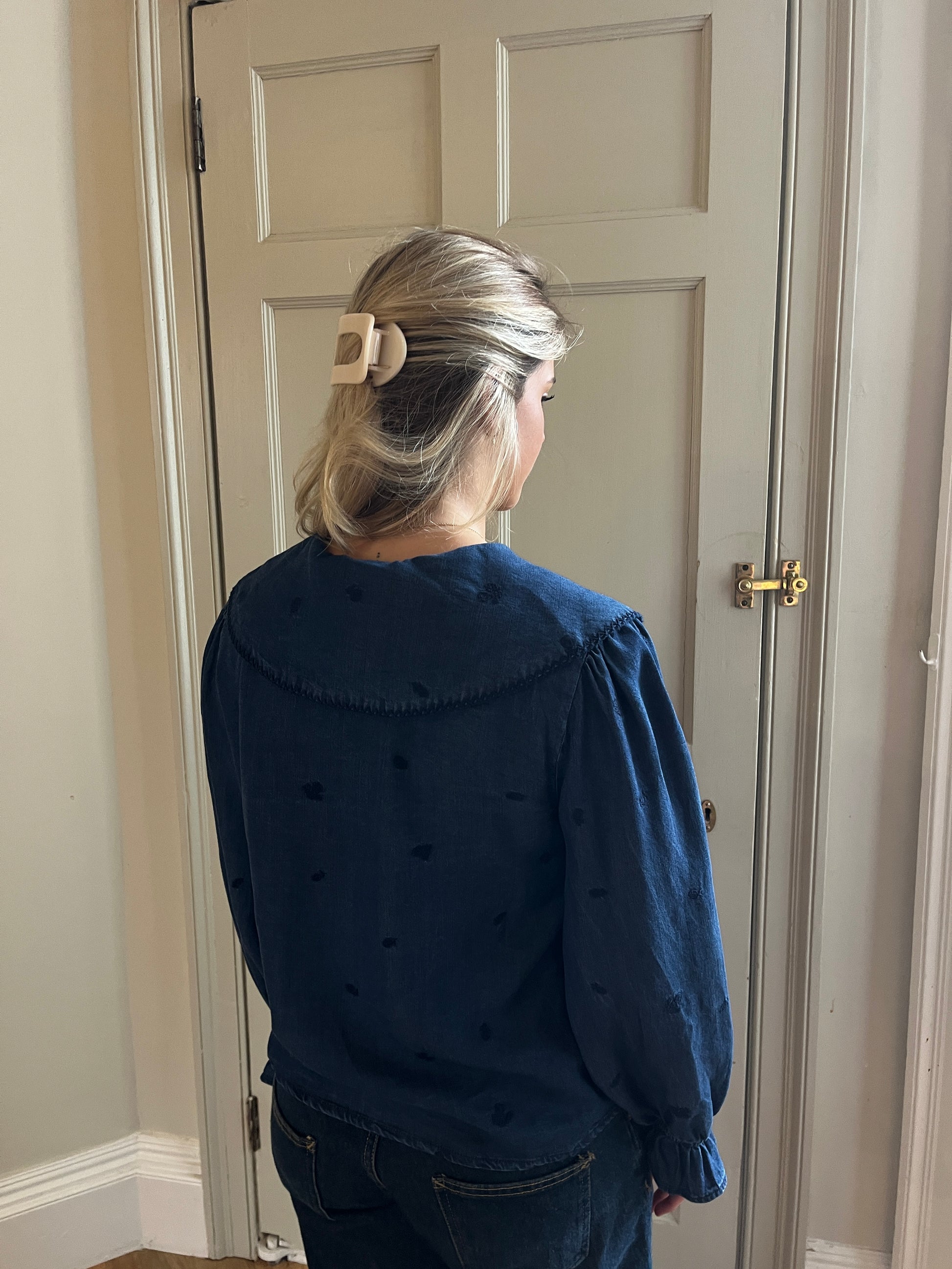 Orfeo Arizona Chambray Cotton Blouse
