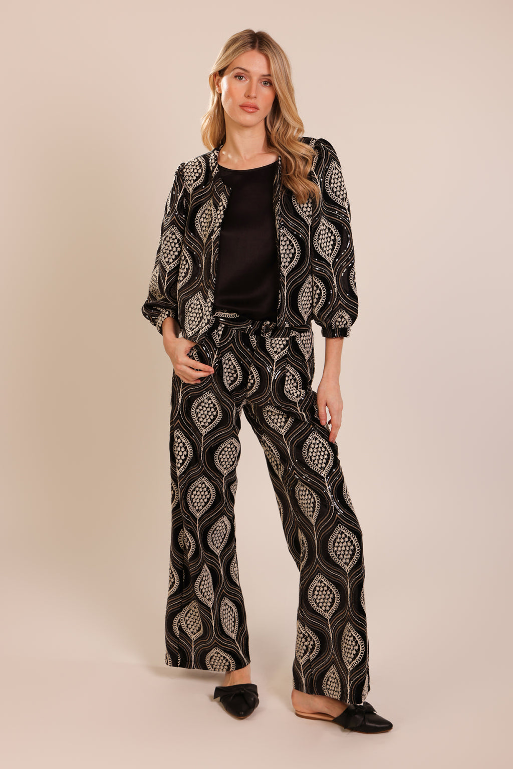 Traffic People Love and Anarchy Lulu Trousers – Baggy Wide-Leg Cotton Trousers