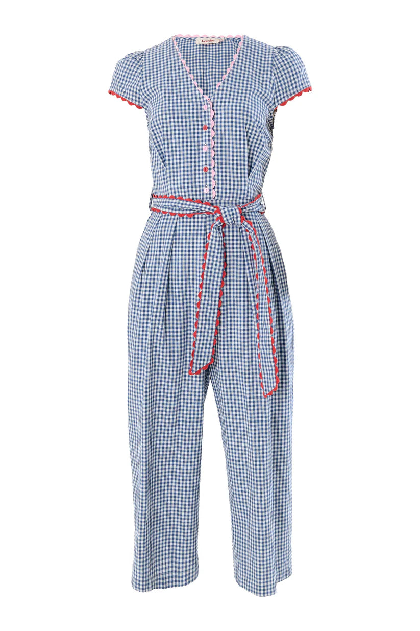 Marleen Gingham Jumpsuit