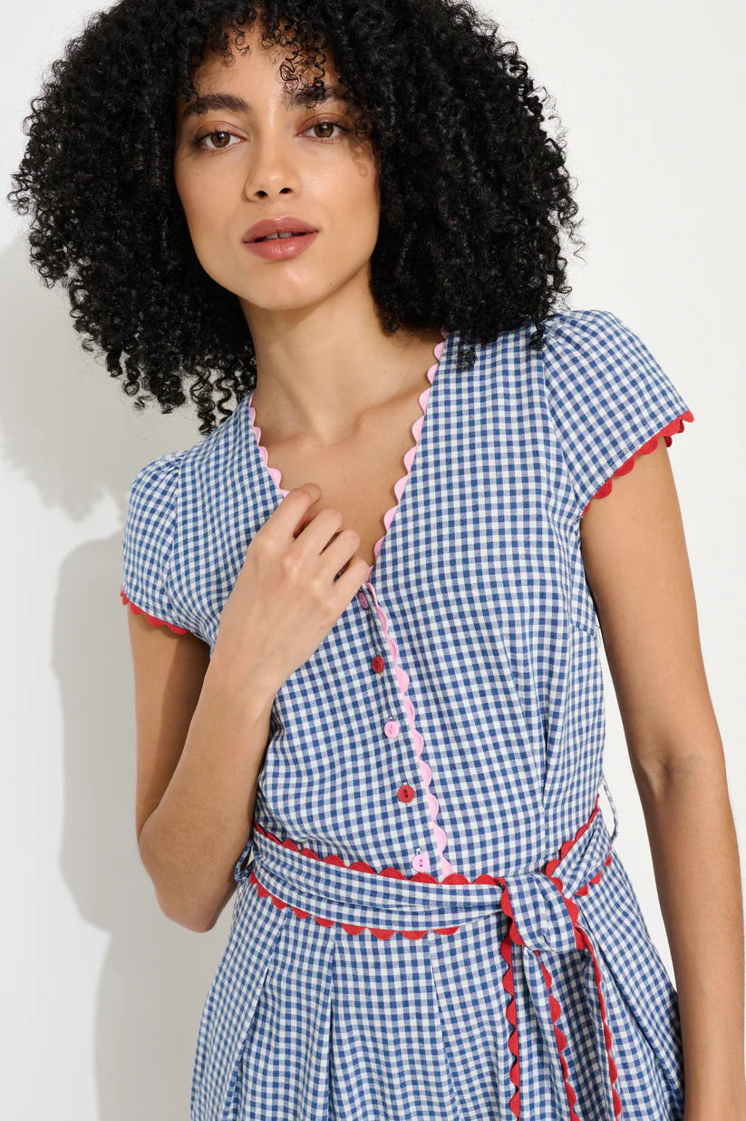 Marleen Gingham Jumpsuit