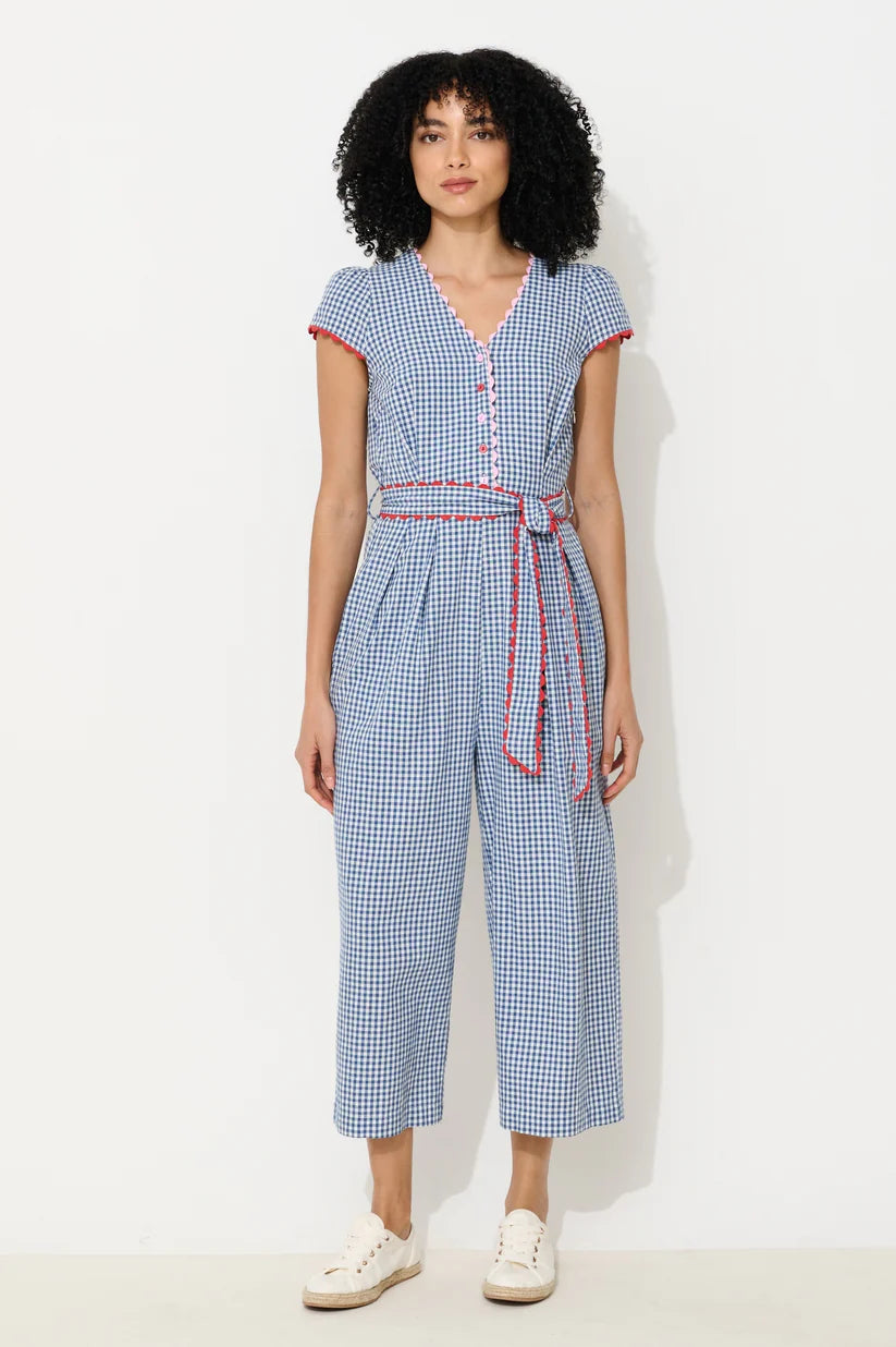 Marleen Gingham Jumpsuit