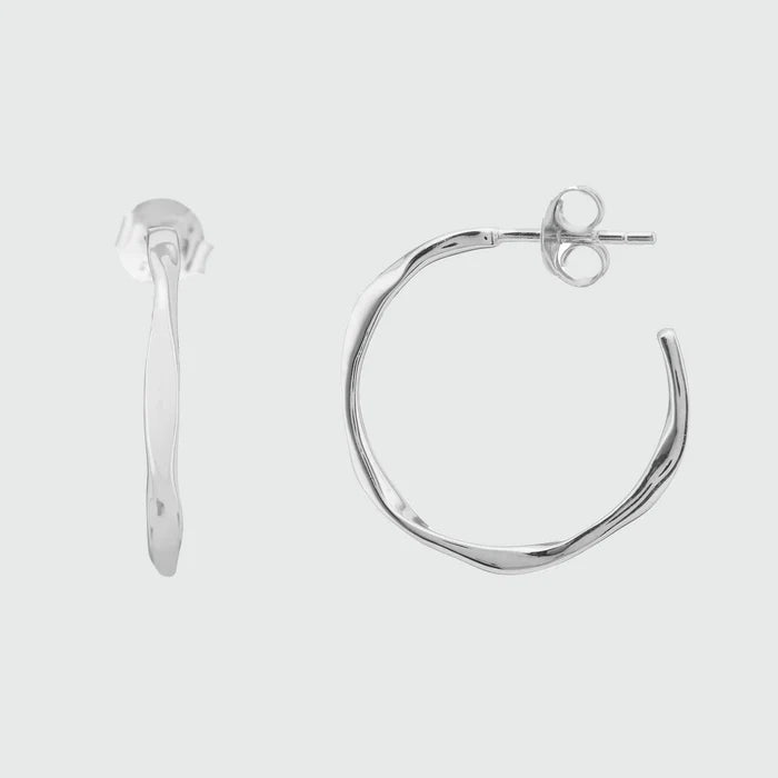 Ronda Piccolo Polished Gold Vermeil Hoop Earrings