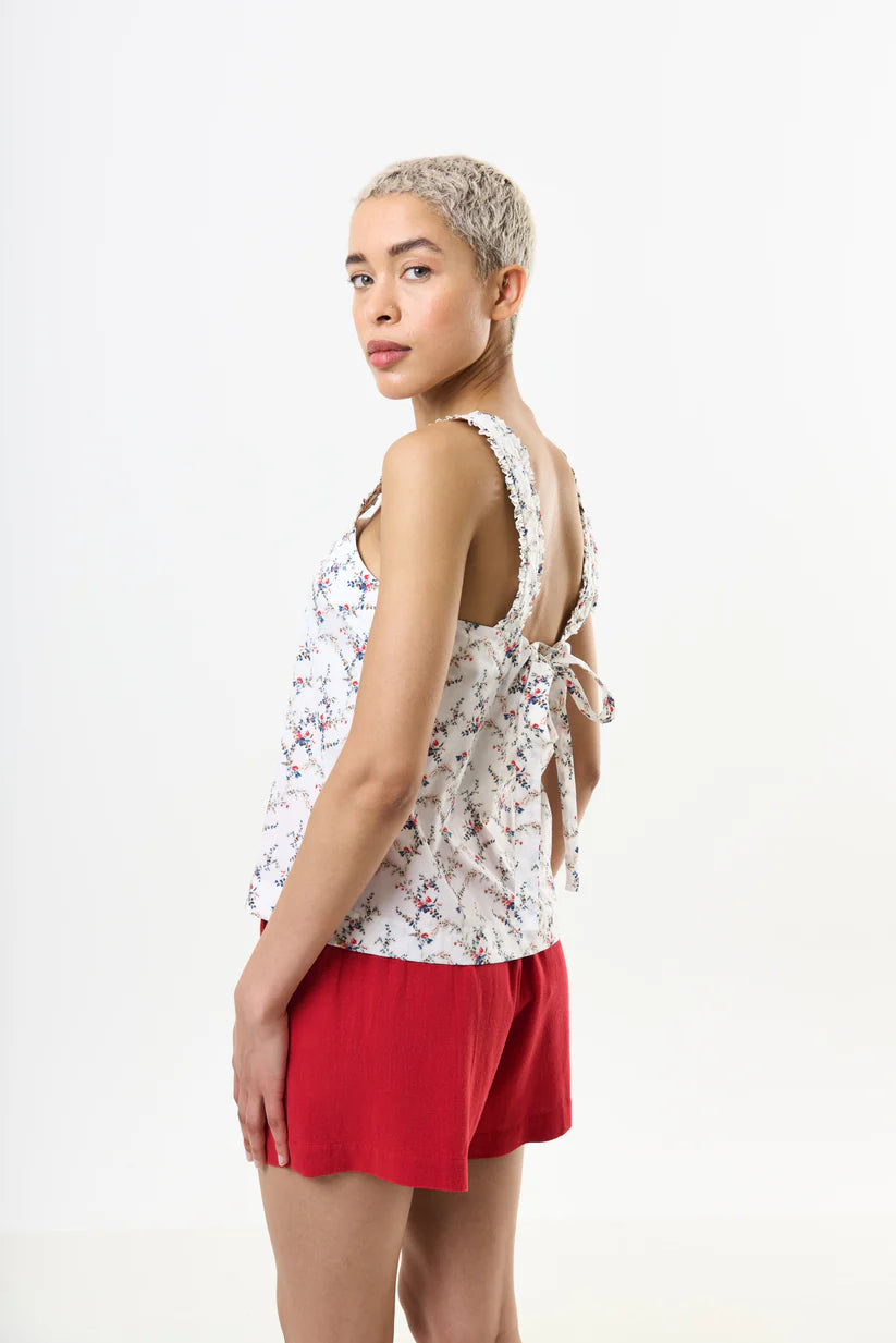 Siena Strappy Tie Back Top