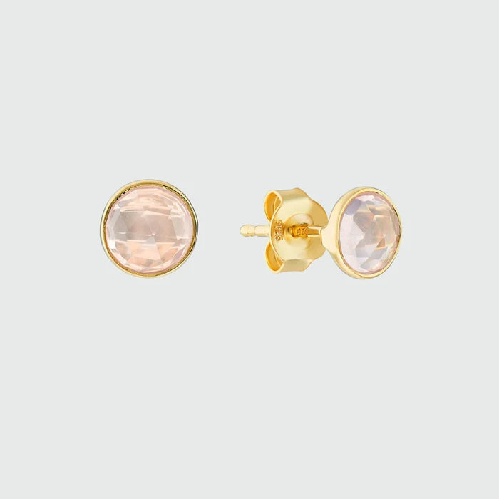 Savanne Gold Vermeil & Labradorite Stud Earrings