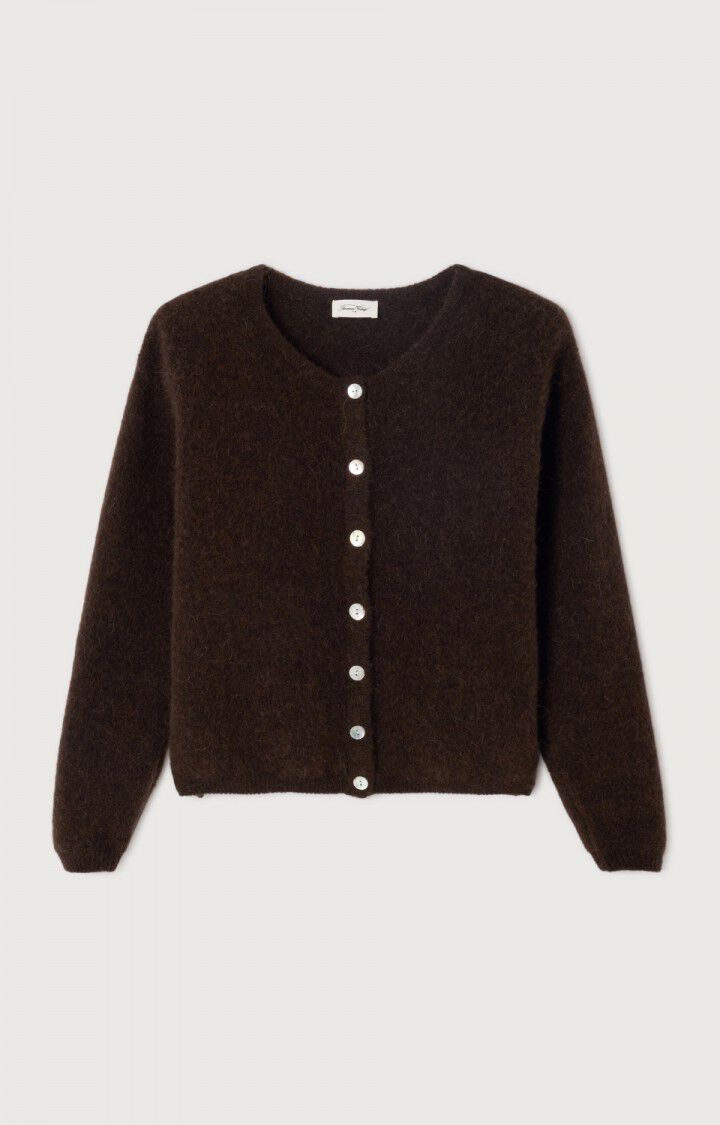 Women's cardigan Vitow (Melange Coffee)