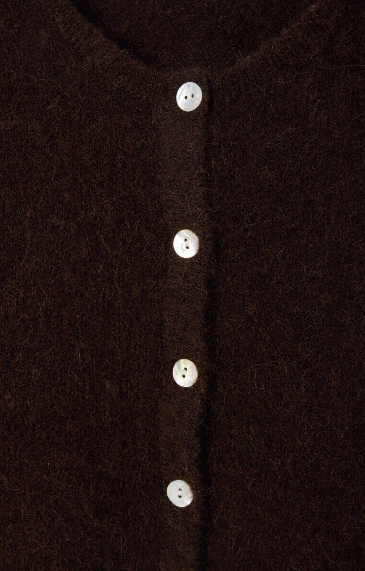 Women's cardigan Vitow (Melange Coffee)