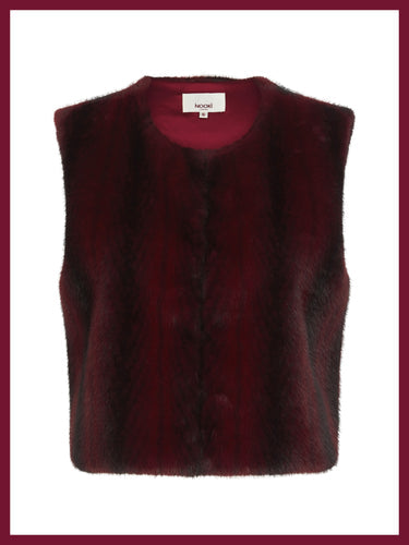 Nooki Edelweiss Gilet Plum Zig Zag