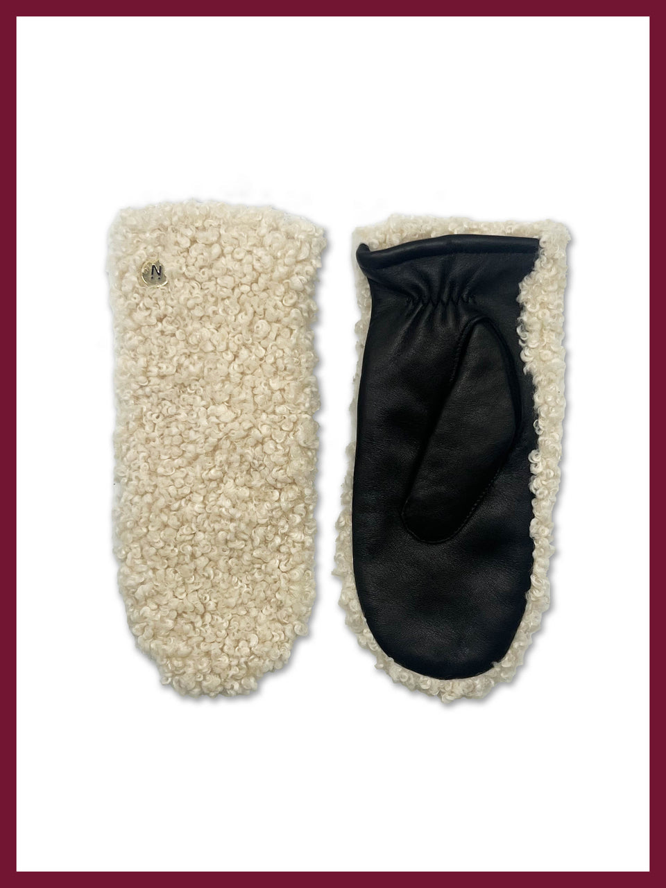 Nooki Roma Mitten in Cream
