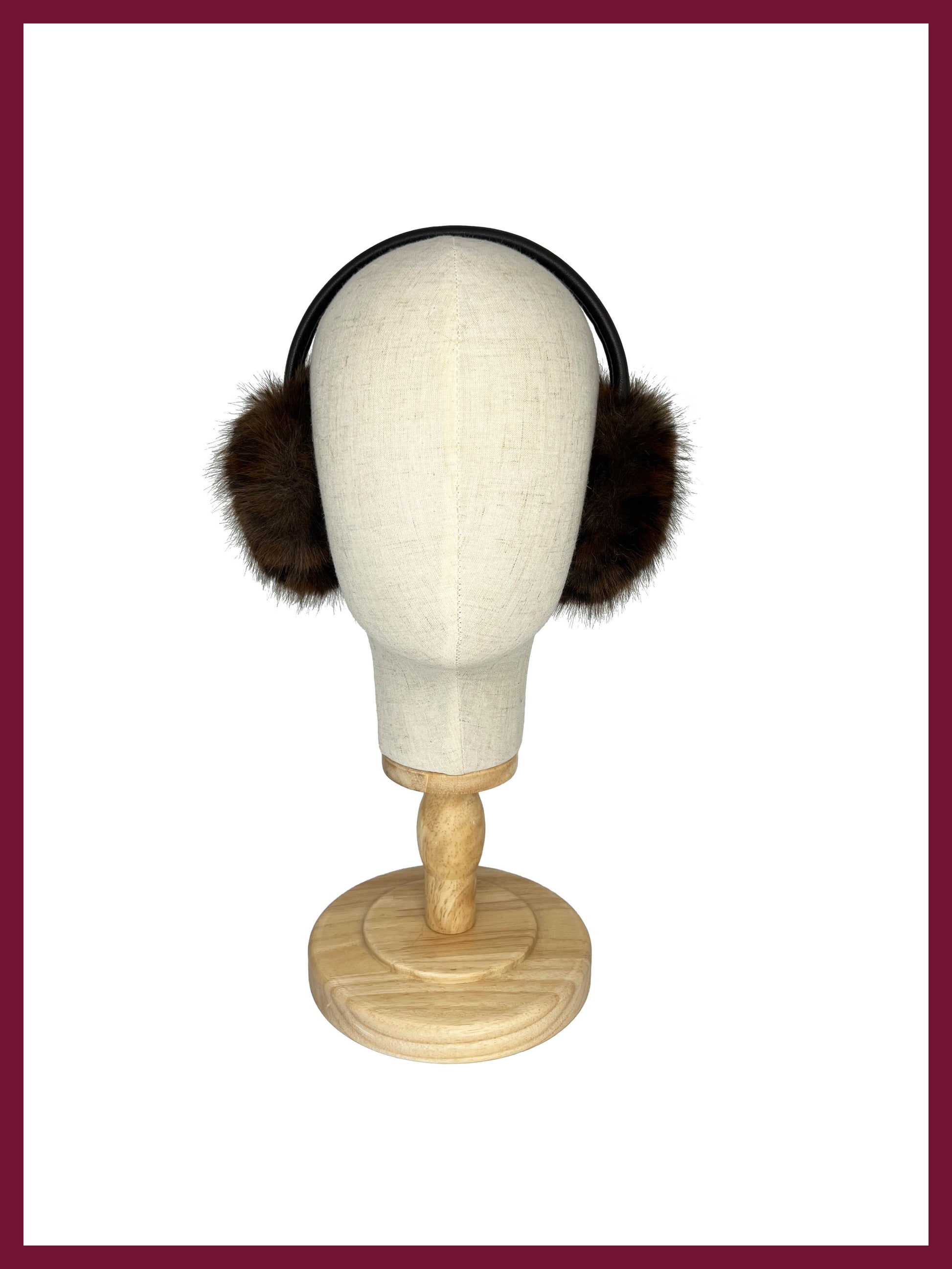 Women’s winter earmuffs in soft faux fur