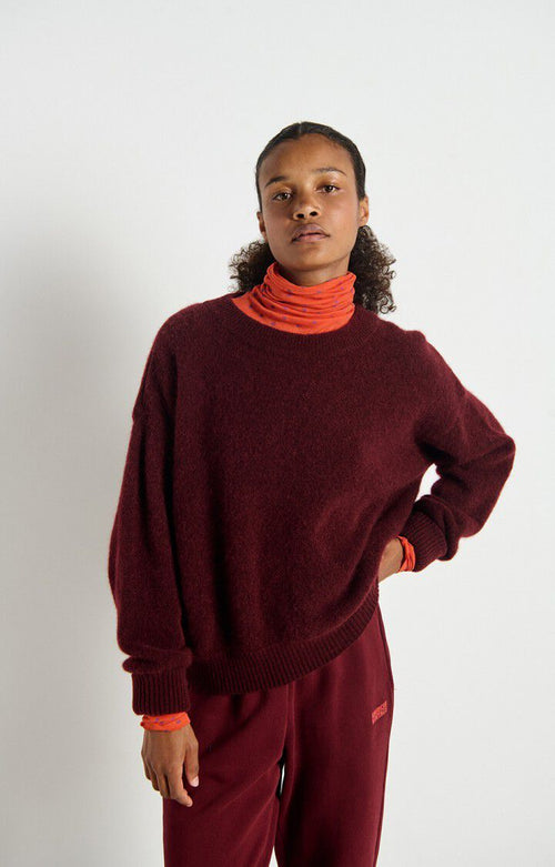 American Vintage Women's Vitow Jumper in Red Melange
