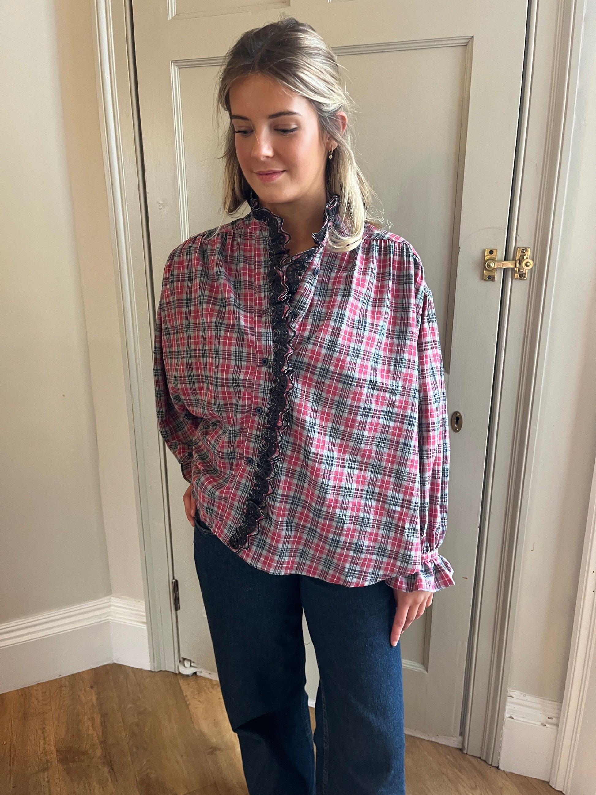 Orfeo Montana Shirt – Carreaux Framboise