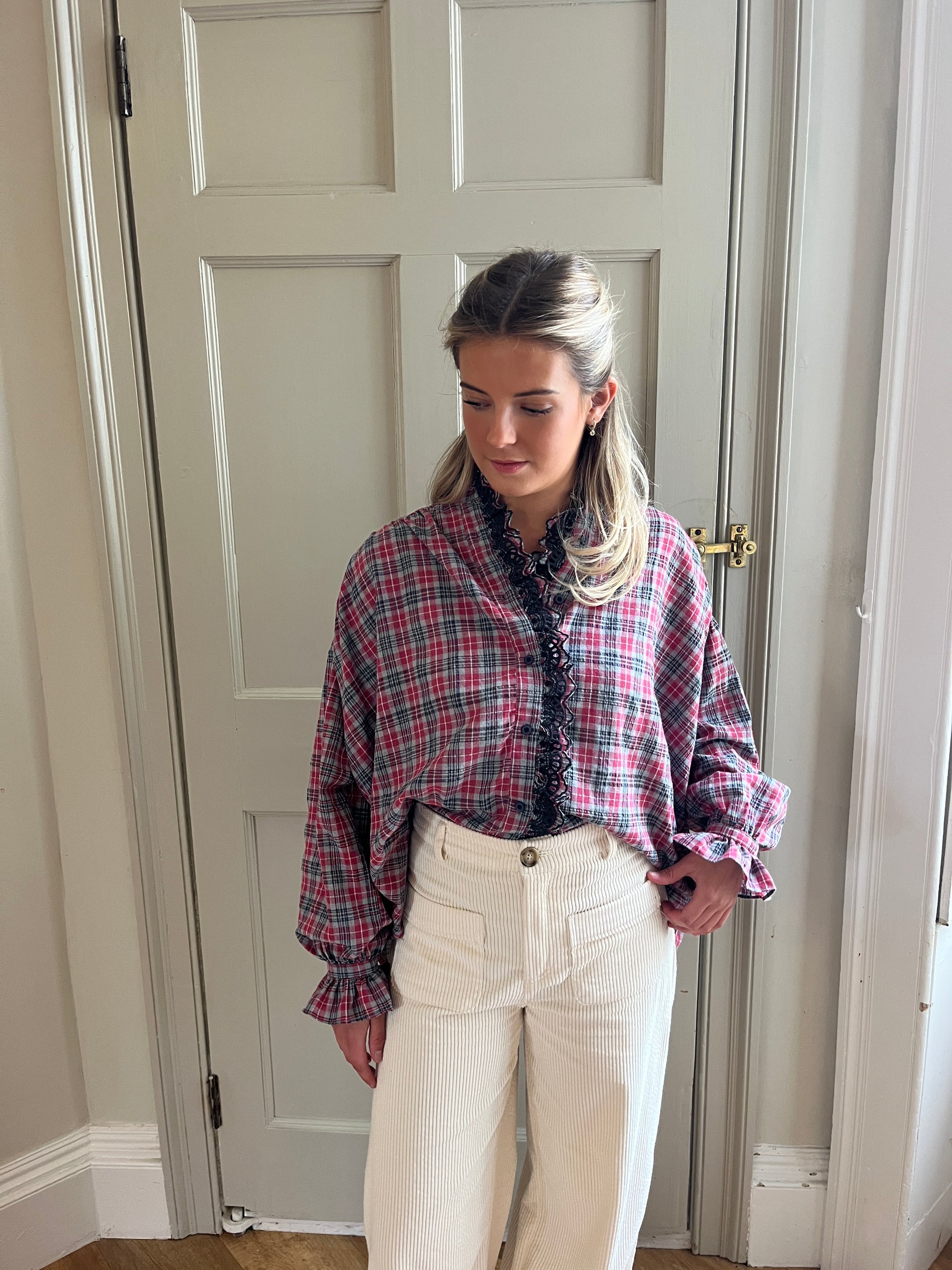 Orfeo Montana Shirt – Carreaux Framboise