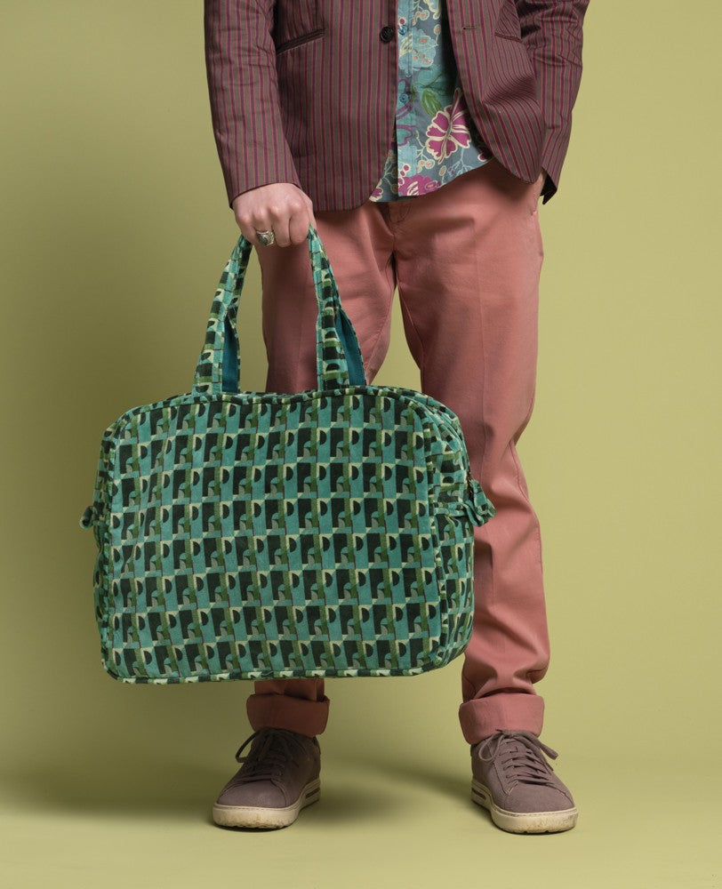 Mary Poppins Velvet Weekend Bag