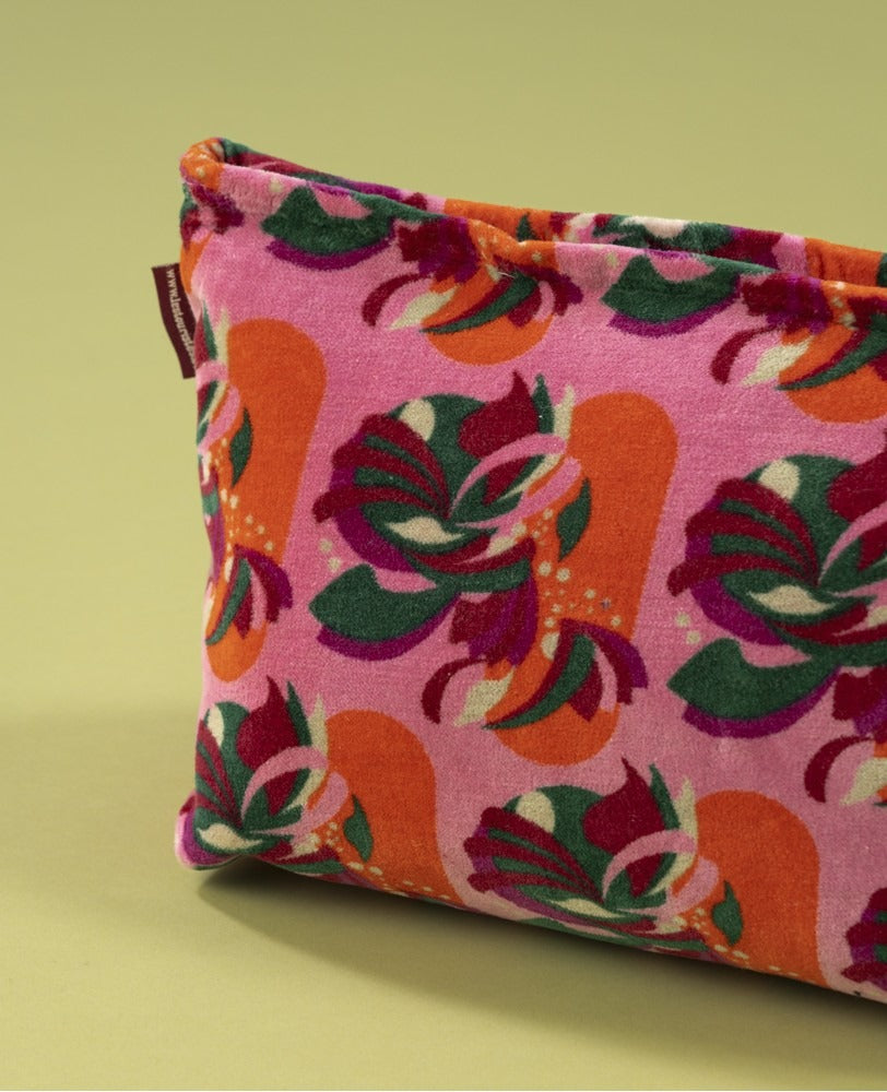 Large Velvet Cosmetic/Toiletries Bag