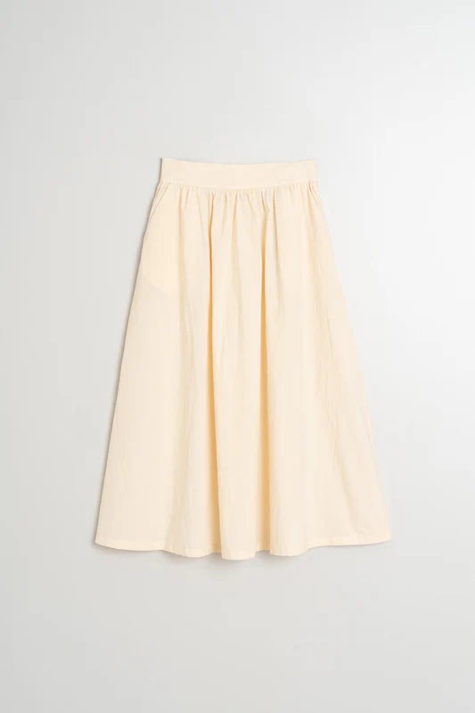 Poplin Midi Skirt